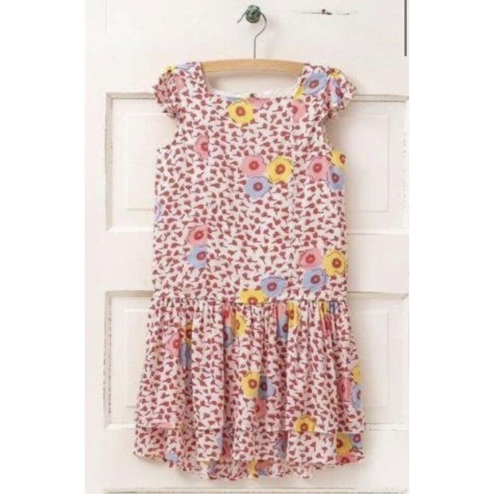 NWT 435 HELLO LOVELY MATILDA JANE TAKE YOUR PICNIC‎ Flutter Floral DRESS 12-NEW